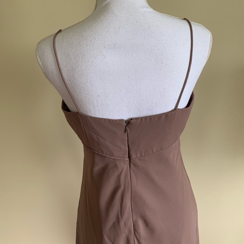 Size 8 David’s Bridal Soft Purple Bridesmaid Dress Style 8782M - Picture 9 of 9
